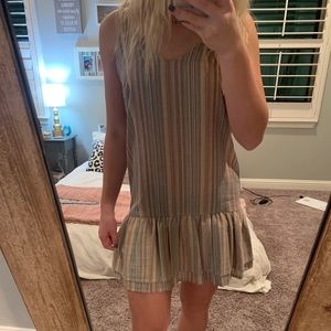 cute striped multicolored dress